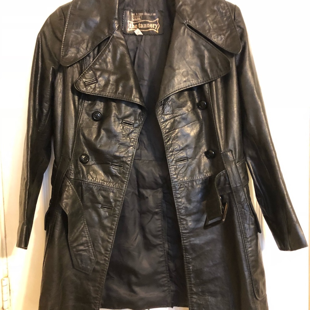 Women’s Vintage Leather Jacket $25